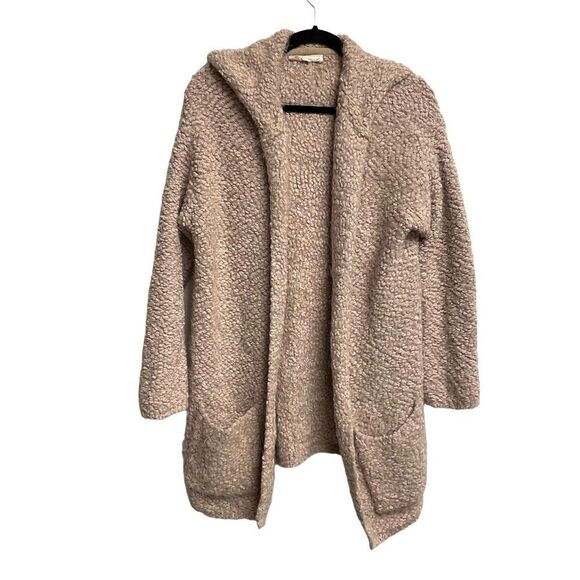 lovestitch Sweaters - LOVESTITCH chunky knit open front long cardigan sweater jacket coat putty M/L